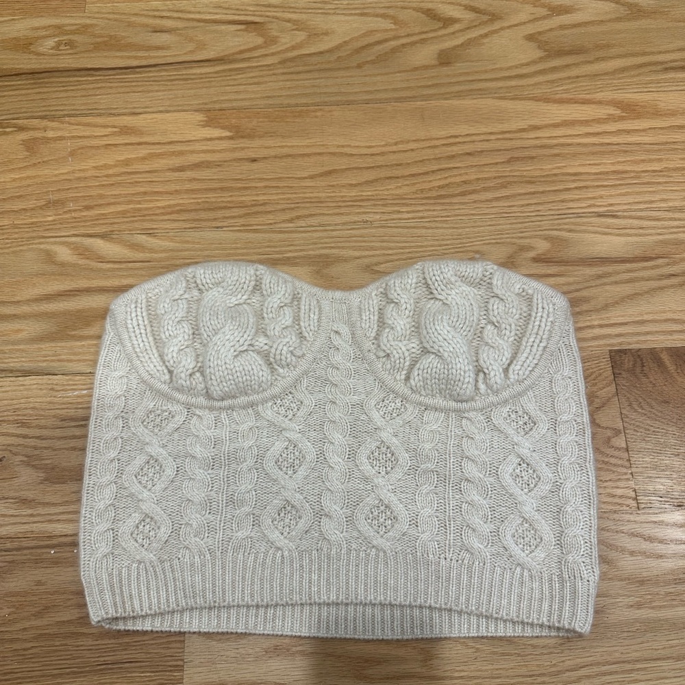 GUIZIO CABLE KNIT Top:Large
